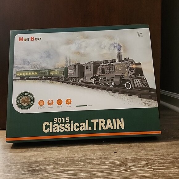 Hot Bee Other - NIB Hot Bee 9015 Classic Train - Lights, Sound & Smoke!